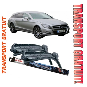 Mercedes Cls Shooting Brake Set 2 stergatoare parbriz Bosch Aerotwin 600/475mm compatibile cu Mercedes-Benz CLS Shooting Brake (X218) (2012-2017) (60 cm / 60 cm)