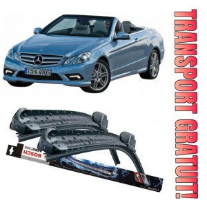 Mercedes E-Class Convertible Set 2 stergatoare parbriz Bosch Aerotwin 600/475mm compatibile cu Mercedes-Benz E-CLASS Convertible (A207) (2010-2016) (60 cm / 60 cm)