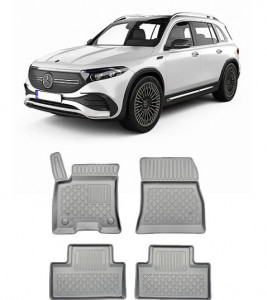 Mercedes Eqb X243 Din 12.2021 - Prezent, Suv , Set Covorase Auto Tip Tavita Premium 3D, din cauciuc accesorii pentru autoturismul tau - masina v164528