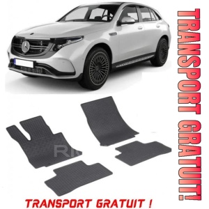 Mercedes Eqc fabricat din 05.2019 - Prezent, Suv, set covorase auto dedicate, din cauciuc 100% Premium - Transport Gratuit