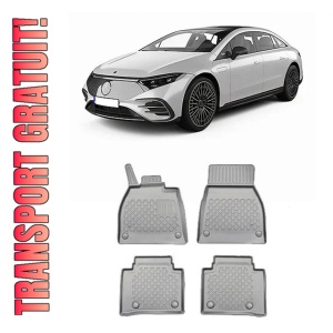 Mercedes Eqs V297 Din 09.2021 - Prezent, Coupe , Set Covorase Auto Tip Tavita Premium 3D, din cauciuc