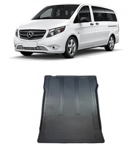 Mercedes Evito W447 Van din 10.2020 - Prezent, Tavita Pentru Portbagaj Lux Premium Dedicata, Ampatament Lung In Spatele Randului 2 *2 accesorii pentru autoturismul tau - masina v202907