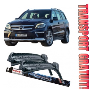Mercedes GL-Class Set 2 stergatoare parbriz Bosch Bosch Aerotwin 70 cm/53 cm compatibile cu Mercedes-Benz GL-Class (X164) din 2006-2012 (70 cm / 53 cm)