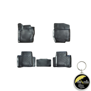 Mercedes GL X164 2006-2013 Set 5 covorase auto din cauciuc tip tavita premium line 3D accesorii pentru autoturismul tau - masina v241681
