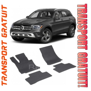 Mercedes Glc X253, Suv, fabricat din 09.2015 - Prezent, set covorase auto dedicate, din cauciuc 100% Premium