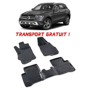 Mercedes GLE-Class 2015-2019 Set 5 covorase auto din cauciuc tip tavita premium line 3D - Transport Gratuit! accesorii pentru autoturismul tau - masina v48776