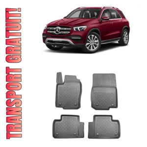 Mercedes Gle I Coupe, Coupe, Din 08.2015 - 10.2019, C292 , Set Covorase Auto Tip Tavita Premium 3D, din cauciuc