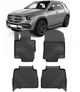 Mercedes Gle II W167 Din 11.2018 - Prezent, Coupe , Set Covorase Auto Tip Tavita Premium 3D, din cauciuc accesorii pentru autoturismul tau - masina v165024