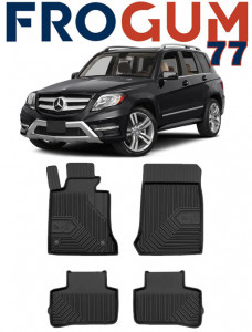 Mercedes Glk X204 Din 06.2008 - 08.2015, Suv , Set Covorase Auto Tip Tavita Premium 3D, din cauciuc accesorii pentru autoturismul tau - masina v167827