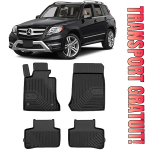 Mercedes Glk X204 Din 06.2008 - 08.2015, Suv , Set Covorase Auto Tip Tavita Premium 3D, din cauciuc