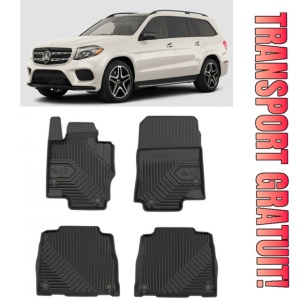 Mercedes Gls II X167 Din 2019 - Prezent, Suv , Set Covorase Auto Tip Tavita Premium 3D, din cauciuc