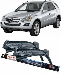 Mercedes M-Class Set 2 stergatoare parbriz Bosch Bosch Aerotwin compatibile cu Mercedes-Benz M-Class 2005-2011 (55 cm / 55 cm) accesorii pentru autoturismul tau - masina v135236