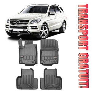 Mercedes ML W166, Suv, Din 11.2011 - 05.2015 , Set Covorase Auto Tip Tavita Premium 3D, din cauciuc