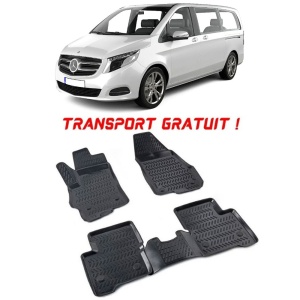 Mercedes Vito W447 2014- Set 2 covorase auto din cauciuc tip tavita premium line 3D - Transport Gratuit! accesorii pentru autoturismul tau - masina v48740