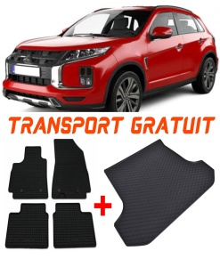 Mitsubishi ASX Set Covorase + tavita portbagaj auto Mitsubishi ASX fabricatie 05.2010 - 2013, caroserie suv accesorii pentru autoturismul tau - masina v2412