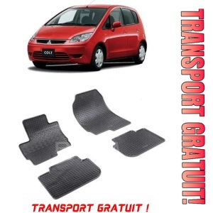 Mitsubishi Colt Zm, Hatchback, fabricat din 11.2008 - 2013, set covorase auto dedicate, din cauciuc 100% Premium - Transport Gratuit