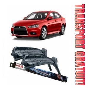 Mitsubishi Lancer VIII Set 2 stergatoare parbriz Bosch Aerotwin 600/475mm compatibile cu Mitsubishi LANCER VIII (CY_A, CZ_A) (2008-2015) (60 cm / 40 cm) - Img 1