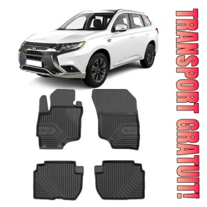 Mitsubishi Outlander III Phev Din 09.2012 - Prezent, Suv , Set Covorase Auto Tip Tavita Premium 3D, din cauciuc