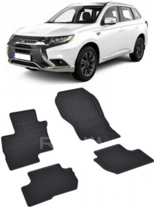Mitsubishi Outlander III PhEV fabricat din 09.2012 - Prezent, Suv, set covorase auto dedicate, din cauciuc 100% Premium accesorii pentru autoturismul tau - masina v151346