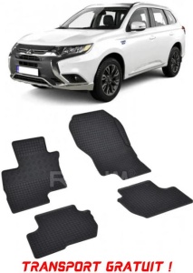 Mitsubishi Outlander III, Suv, fabricat din 09.2012 - Prezent, set covorase auto dedicate, din cauciuc 100% Premium - Transport Gratuit accesorii pentru autoturismul tau - masina v38741
