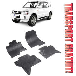 Mitsubishi Pajero III, Suv, fabricat din 2000 - 03.2007, 5 Usi, set covorase auto dedicate, din cauciuc 100% Premium