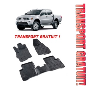 Mitsubishi Triton IV 2005-2014 Set 4 covorase auto din cauciuc tip tavita premium line 3D - Transport Gratuit!