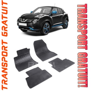 Nissan Juke I Facelift, Suv, fabricat din 06.2014 - 08.2019, set covorase auto dedicate, din cauciuc 100% Premium