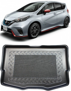 Nissan Note E12 Hatchback din 10.2013 - 03.2016, Tavita Pentru Portbagaj Lux Premium Dedicata, Podea Ajustabila Pe Inaltime *1 accesorii pentru autoturismul tau - masina v199595