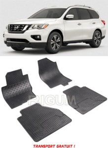 Nissan Pathfinder, Suv, fabricat din 2010 - Prezent, set covorase auto dedicate, din cauciuc 100% Premium - Transport Gratuit accesorii pentru autoturismul tau - masina v38665