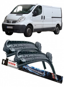 Nissan Primastar Set 2 stergatoare parbriz Bosch Bosch Aerotwin compatibile cu Nissan Primastar 2002 (60 cm / 53 cm) accesorii pentru autoturismul tau - masina v134263