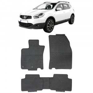 Nissan Qashqai J11 (2013-2021) Set 5 covorase auto cauciuc Exclusive Line