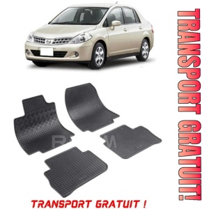 Nissan TIIda fabricat din 2007 - 12.2011, Sedan, set covorase auto dedicate, din cauciuc 100% Premium - Transport Gratuit