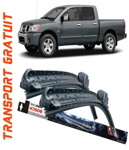 Nissan Titan Set 2 stergatoare parbriz Bosch Bosch Aerotwin compatibile cu Nissan Titan 2003 (60 cm / 55 cm) accesorii pentru autoturismul tau - masina v119467