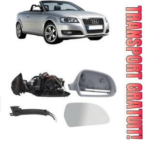 Oglinda Dreapta AUDI A3 Convertible (8P7) din 2008 - 2013, Auto, Reglaj electric, Completa