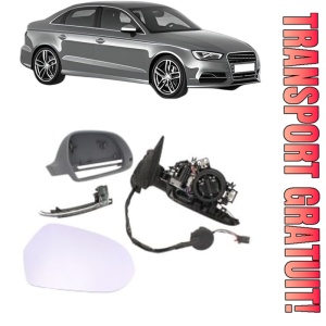 Oglinda Dreapta AUDI A3 Limousine (8VS, 8VM) din 2013 - 2020, Auto, Reglaj electric, Completa