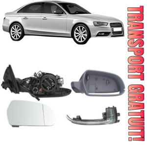 Oglinda Dreapta AUDI A4 B8 (8K2) din 2007 - 2015, Auto, Reglaj electric, Completa
