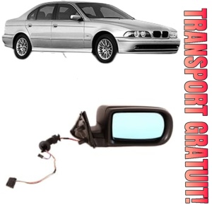 Oglinda Dreapta BMW Seria 5 (E39) din 1995 - 2003, Auto, Reglaj electric, Completa