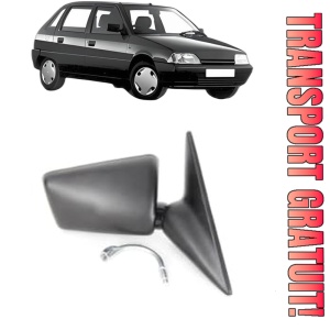 Oglinda Dreapta CITROEN AX (ZA-_) din 1986 - 1998, Auto, Reglaj mecanic, Completa