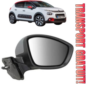 Oglinda Dreapta CITROEN C3 III (SX) din 2016 - 2018, Auto, Reglaj electric, Completa