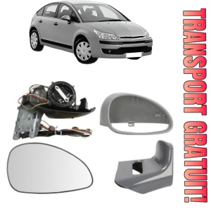Oglinda Dreapta CITROEN C4 I (LC_) din 2004 - 2012, Auto, Reglaj electric, Completa