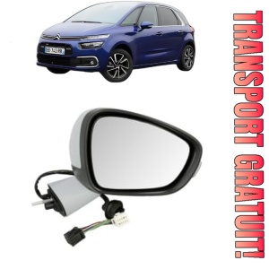 Oglinda Dreapta CITROEN C4 PICASSO II din 2013 - 2018, Auto, Reglaj electric, Completa