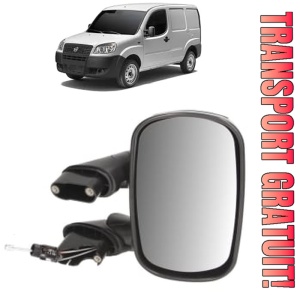 Oglinda Dreapta FIAT DOBLO Box Body/MPV (223_) din 2001 - 2010, Auto, Reglaj mecanic, Completa