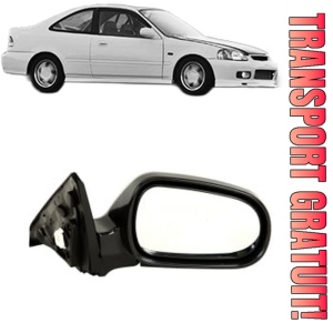 Oglinda Dreapta HONDA CIVIC VI Coupe (EJ, EM1) din 1996 - 2000, Auto, Reglaj electric, Completa