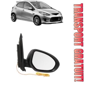 Oglinda Dreapta MAZDA 2 (DE_, DH_) din 2007 - 2015, Auto, Reglaj electric, Completa