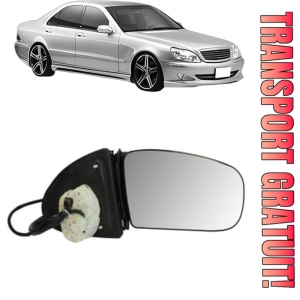 Oglinda Dreapta MERCEDES-BENZ S-CLASS (W220, V220) din 1998 - 2005, Auto, Reglaj electric, Completa