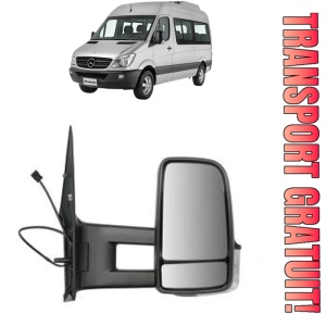 Oglinda Dreapta MERCEDES-BENZ SPRINTER 3-t Bus (B906) din 2006 - 2019, Auto, Reglaj manual, Completa