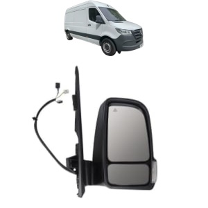 Oglinda Dreapta MERCEDES-BENZ SPRINTER 3-t Van (B910) din 2018 - 2025, Auto, Reglaj electric, Completa - Img 2