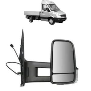 Oglinda Dreapta MERCEDES-BENZ SPRINTER 5-t Platform/Chassis (B906) din 2006 - 2019, Auto, Reglaj manual, Completa - Img 2