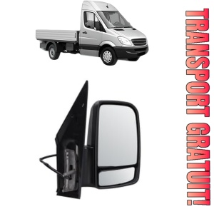 Oglinda Dreapta MERCEDES-BENZ SPRINTER 5-t Platform/Chassis (B906) din 2006 - 2019, Auto, Reglaj manual, Completa