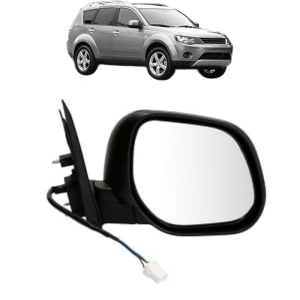 Oglinda Dreapta MITSUBISHI OUTLANDER II (CW_W) din 2006 - 2012, Auto, Reglaj electric, Completa - Img 2